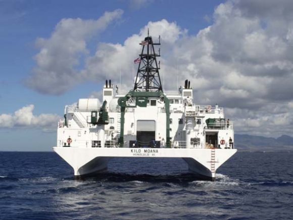 Rear view of the research vessel Kilo Moana. NOAA