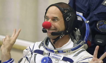Guy Laliberte prior to his flight to the ISS. 