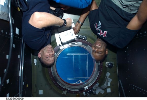 Upside down, or not?  Credit: NASA