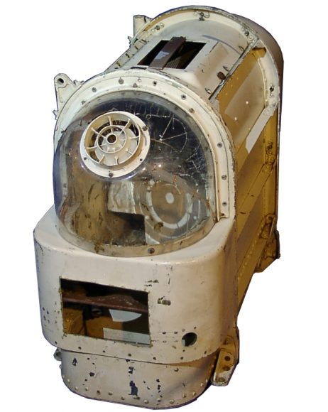A safety module that was commonly used to send Russian "space dogs" into orbit. Credit: WIkipedia Commons/Bricktop/Russia in Space