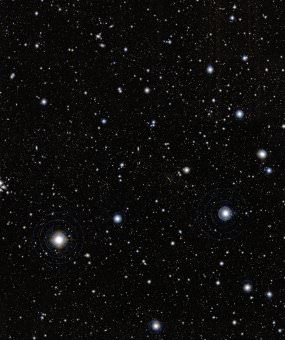 Image of the assembly of galaxies. Credit: ESO