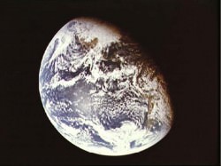 Earth as seen from Apollo 8 (credit—NASA).
