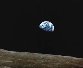 Earthrise  (credit—Apollo 8/NASA)