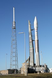An Atlas rocket similar to this vehicle I observed at Cape Canaveral Pad 41 is projected to launch the 2016 Mars orbiter. Credit: Ken Kremer