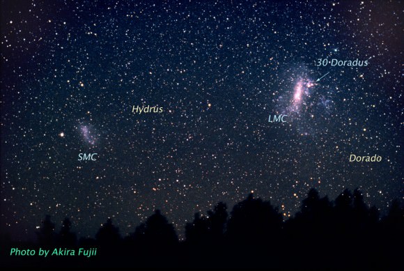 Ground-based version of the Doradus Constellation. Credit: A. Fujii