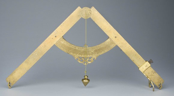 Der Sektor, ein militärisch-geometrischer Kompass von Galileo Galilei. Credit: 