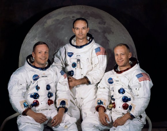 Apollo 11 Crew Photo. Credit: NASA
