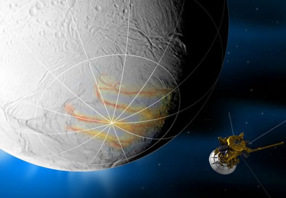 Cassini Begins Transmitting Data From Enceladus Flyby
