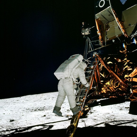 Aldrin joined Armstrong on the surface