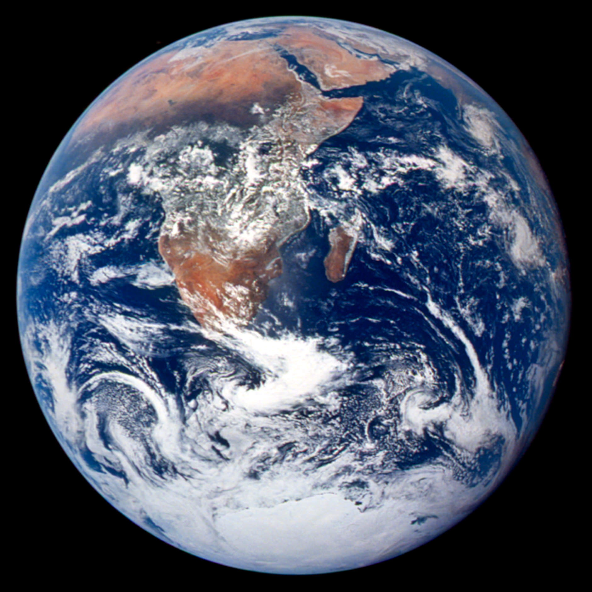 The Blue Marble from Apollo 17