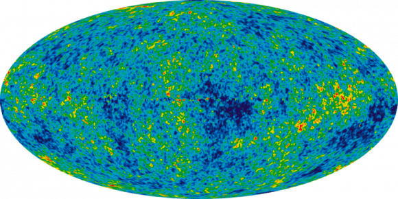 WMAP data of the Cosmic Microwave Background. Credit: NASA