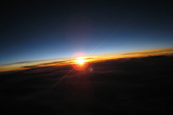 A sunrise from the edge of space. Credit: Project Soar