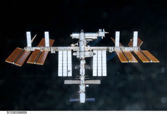 The International Space Station.  Credit: NASA