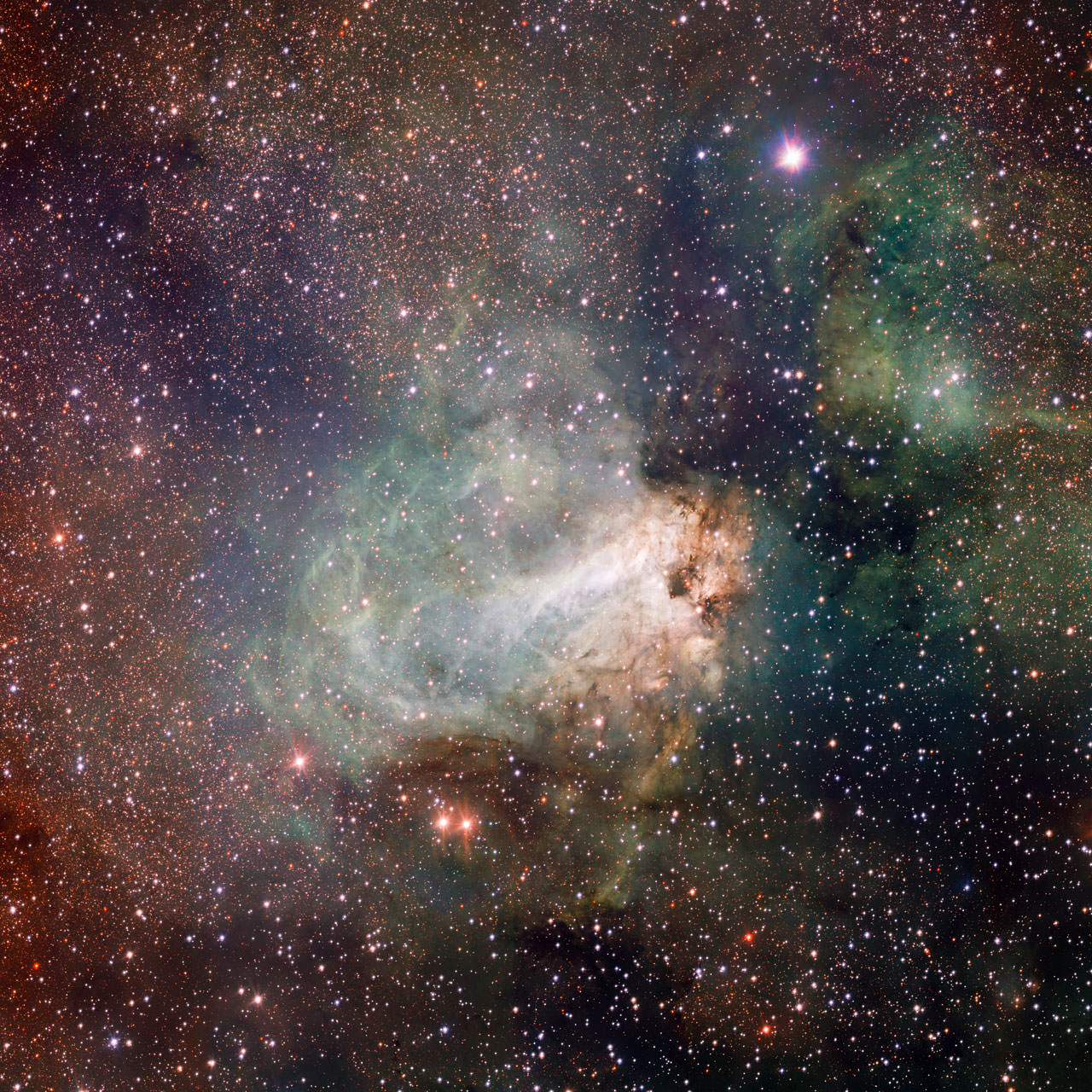 New View Of The Swan Nebula From Nasas Airborne Sofia Telescope