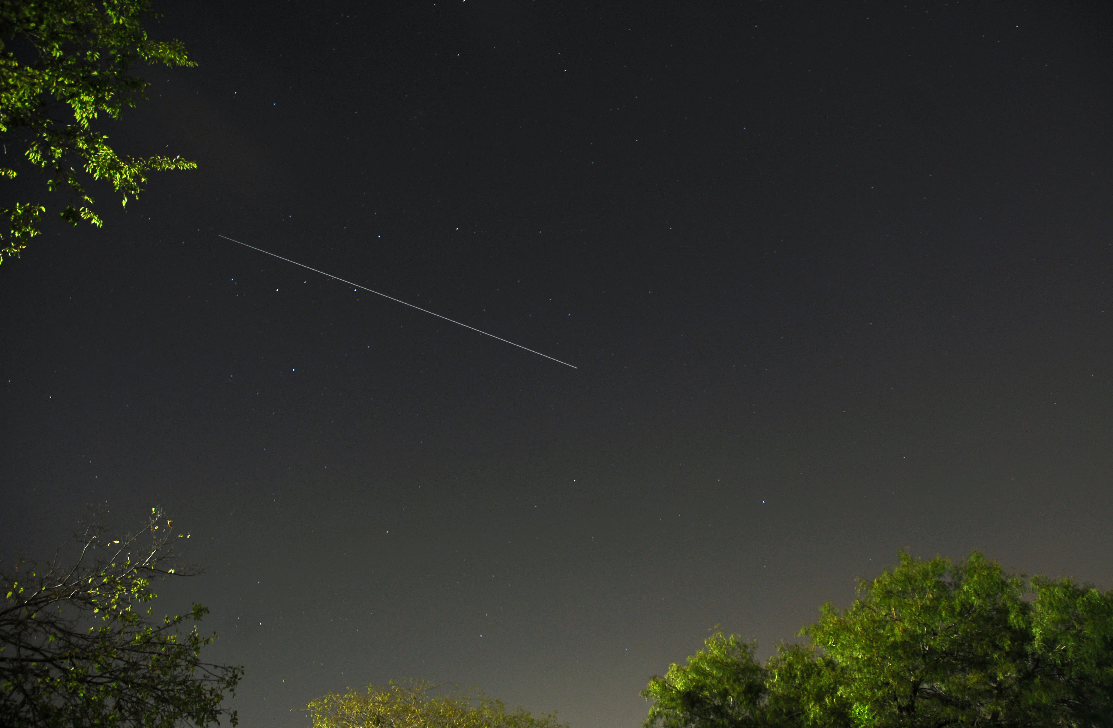 Astrophoto: ISS and Cassiopeia by Adrian New