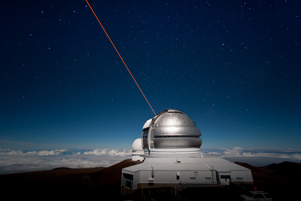 The Gemini Observatory in Maunakea, Hawaii, features a pair of 8.1-meter telescopes. This image shows the Gemini North Telescope. Image Credit: Gemini Observatory/AURA