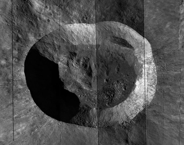 Giordano Bruno crater on the Moon