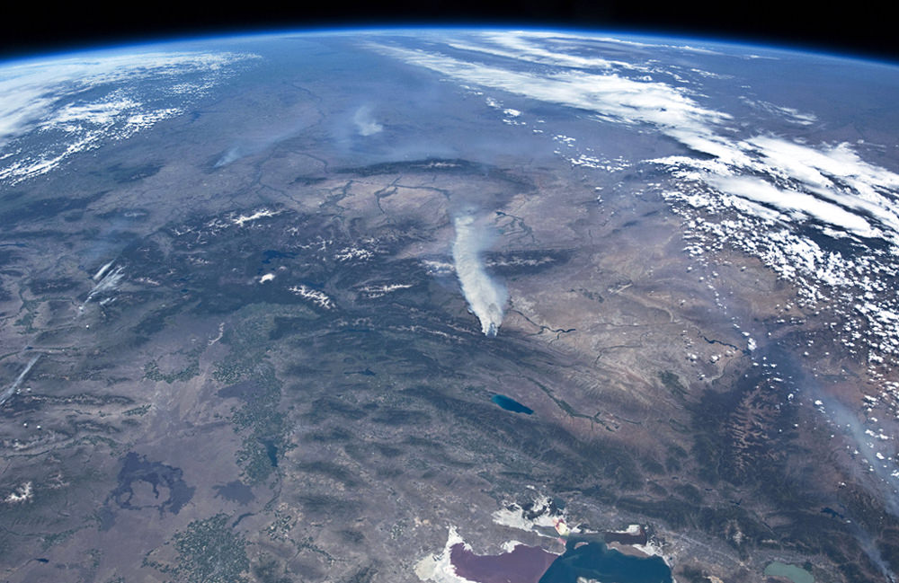 Smoking Wildfires Seen From Space - Universe Today