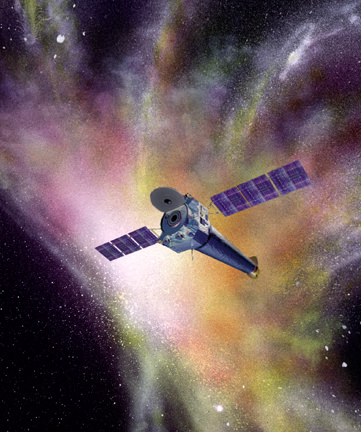 Artist's conception of the Chandra X-Ray Observatory. Credit: NASA