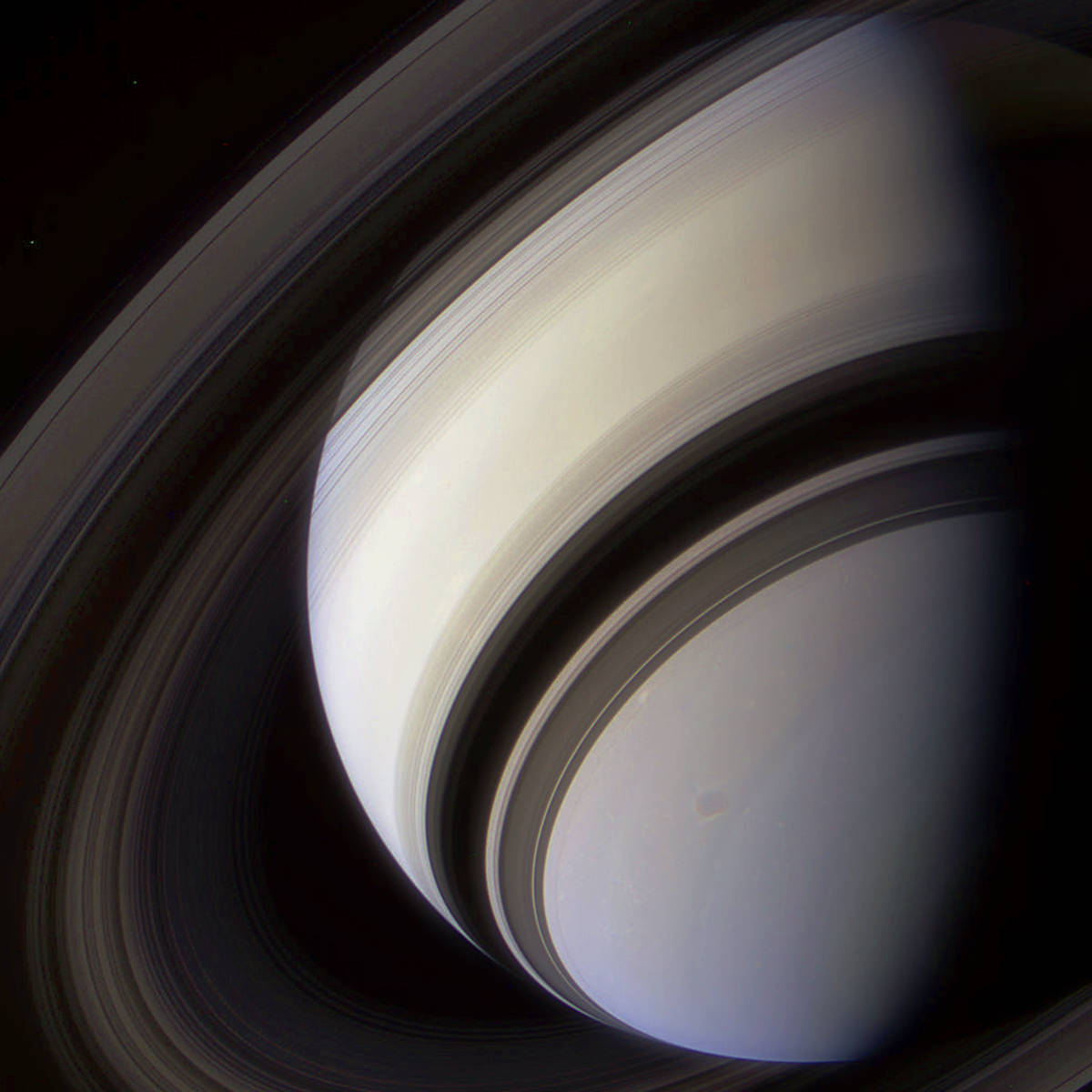 Saturn's Rings (backlit, color balanced) - February 14 201… | Flickr