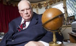 Sir Patrick Moore, one of the world's greatest astronomy popularizers. He wrote more than 70 books and was the host of the long-running BBC TV series "The Sky at Night". 