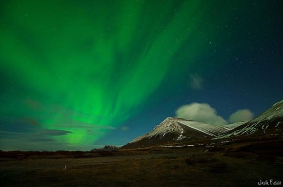 The Northern Lights fill the Icelandic Sky - 1-20-2013. Credit and copyright: Jack Fusco.