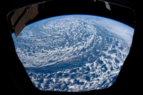 An Expedition 27 crewmember captured this cyclone over the north Pacific. Told you it's a good view. Credit: NASA