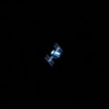 Heidi and Anthony Ford's view of the ISS (Robert Horton/Brown University)