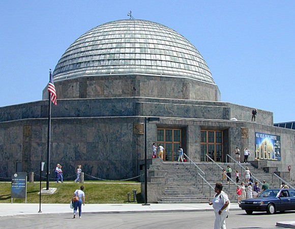 The Adler Planetarium on Chicago's Lake Michigan lakefront. Credit:Fritz Geller-Grimm