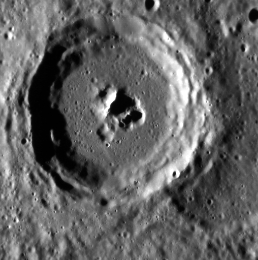 Pahinui Crater. (Credit: NASA/Johns Hopkins University Applied Physics Laboratory/Carnegie Institution of Washington).