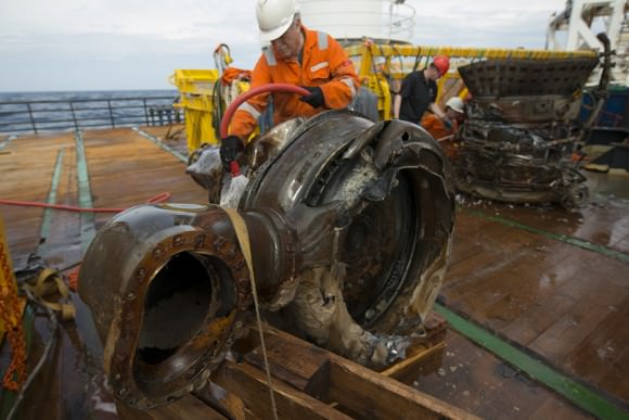 Gas Generator and Manifold. Credit: Bezos Expeditions