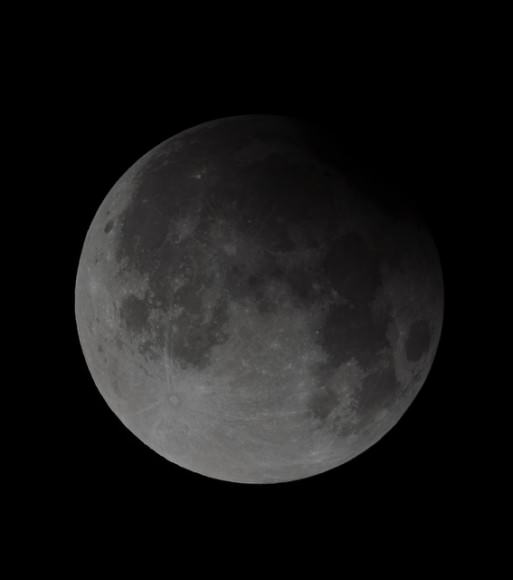 Partial Lunar Eclipse on April 25, 2013. Credit and copyright: Henna Khan. 