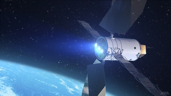 Artist's Concept of a Solar Electric Propulsion System. Credit: NASA.