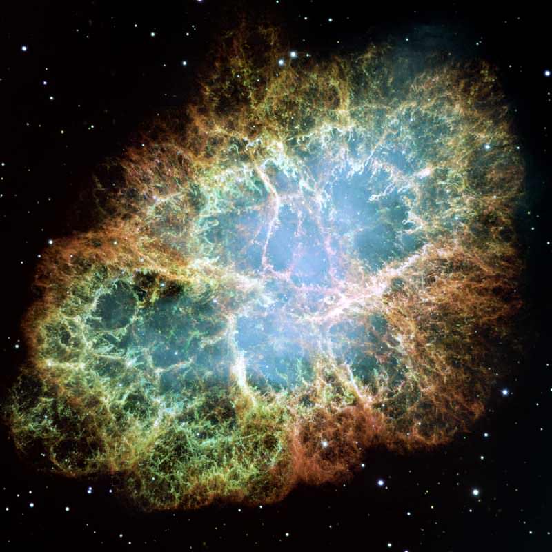 Crab Nebula from NASA's Hubble Space Telescope