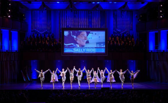 Student dancers from the North Carolina School of the Arts perform during a  national tribute to Sally Ride at the John F. Kennedy Center for the Performing Arts on May 20, 2013. Credit: NASA/Bill Ingalls