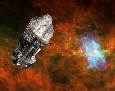 ESA's Herschel telescope used liquid helium to keep cool while it observed heat from the early Universe. Credit: ESA