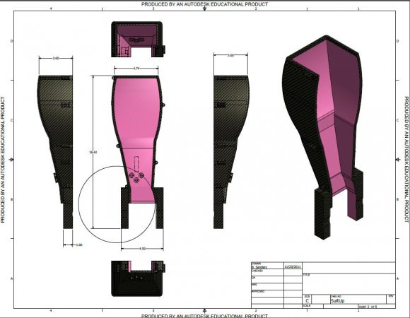 CAD representation of the RL MARK VI’s gyroscopic boot prototype. Credit: Blaze Sanders, solarsystemexpress.com