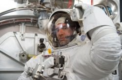 Italian astronaut Luca Parmitano during a spacesuit fit check before his mission. Credit: NASA