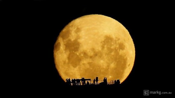 The winner for the People and Space Astronomy Photographer of the Year 2013 is Mark Gee: ‘Moon Silhouettes.’ Credit and copyright: Mark Gee. 