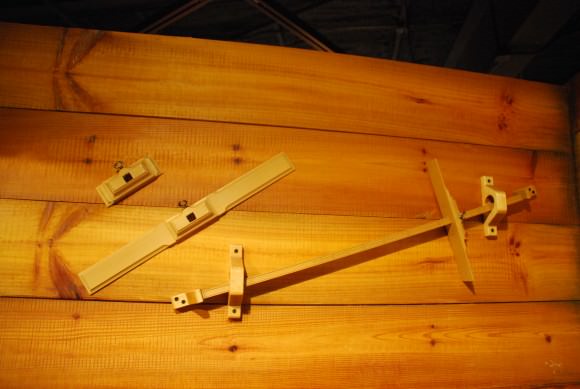 A Jacob's crossstaff, a simple tool for measuring angles in the sky. (Photo by Author).  