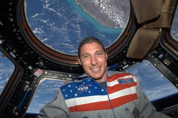 "Can't believe this is really me from the Cupola and that I've been in space for almost 3 weeks now!" NASA astronaut Mike Hopkins, Oct. 15, 2013. (Twitter)