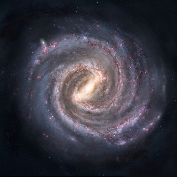 Artist's conception of the Milky Way galaxy. Credit: Nick Risinger