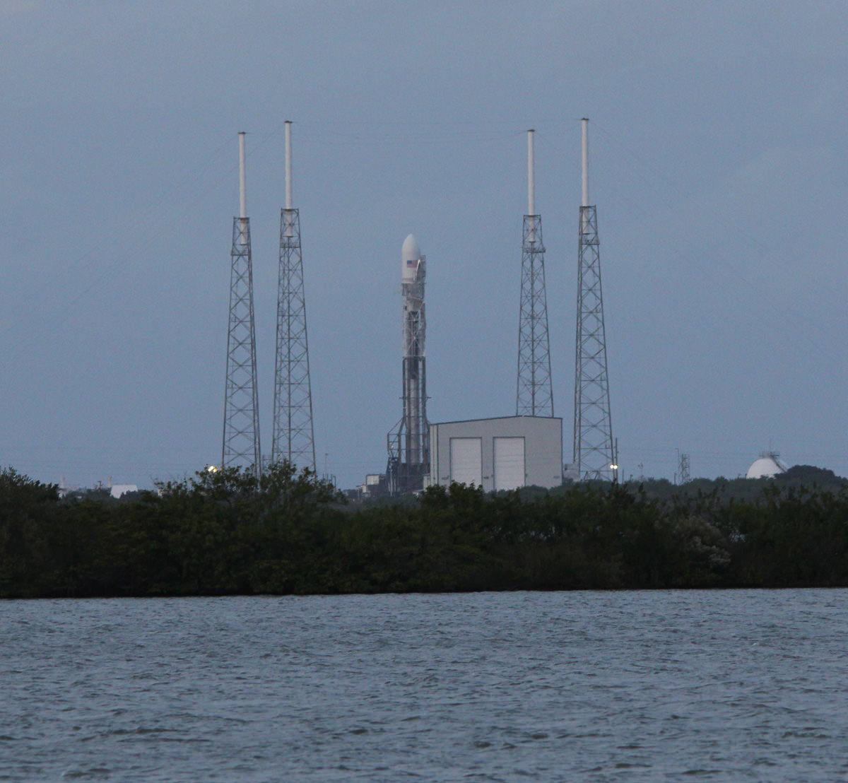 SpaceX Falcon 9 rocket with SES-8 communications satellite awaits launch from Pad 40 at Cape Canaveral, FL, file photo. Credit: Ken Kremer/kenkremer.com