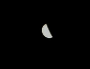Venus on the night of November 5th 2013, a quick stack of about 200 frames. (Photo by Author)