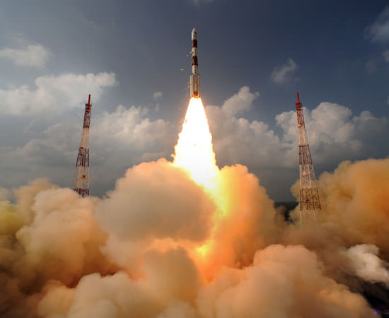 Clouds on the ground !  The sky seems inverted for a moment ! Blastoff of India’s Mars Orbiter Mission (MOM) on Nov. 5, 2013 from the Indian Space Research Organization’s (ISRO) Satish Dhawan Space Centre SHAR, Sriharikota. Credit: ISRO