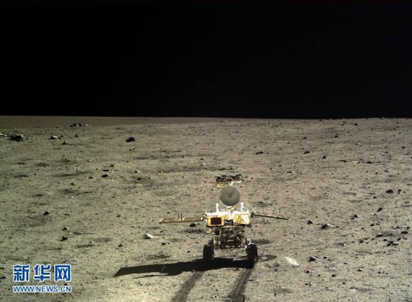 China’s 1st Moon rover ‘Yutu’ embarks on thrilling adventure marking humanity’s first lunar surface visit in nearly four decades. Yutu portrait taken by the Chang’e-3 lander.  Credit: CNSA/CCTV   