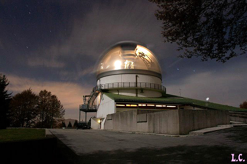 Observations confirming that Nathan Gray's discovery is a supernova were obtained from the Asiago 1.82-m Copernico Telescope (image credit: L.C. / Istituto Nazionale di Astrofisica). 
