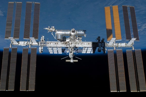 The International Space Station as seen by the departing STS-134 crew aboard space shuttle Endeavour in May 2011. Credit: NASA