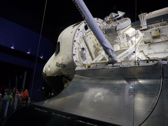 The Atlantis space shuttle at the Kennedy Space Center in Florida in February 2014. Credit: Elizabeth Howell