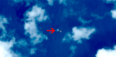 Satellite image of suspected floating objects from the missing Malaysia Airlines plane MH 370.   Credit: China SASTIND/China Resources Satellite Application Center